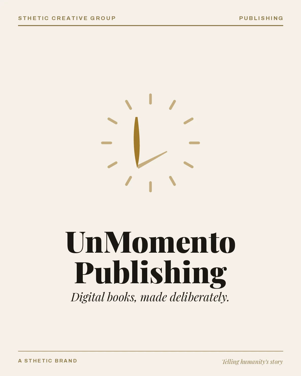 A screenshot of the live publish.unmomento.net home page.