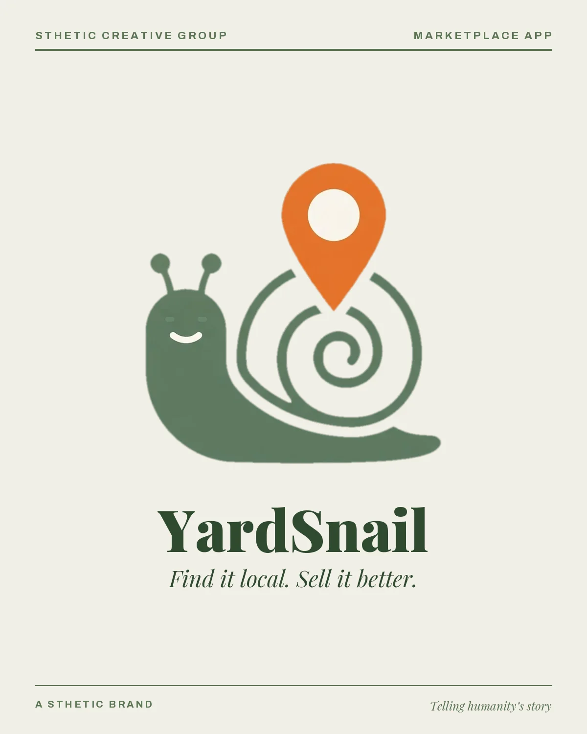 A screenshot of the live yardsnail.com home page.